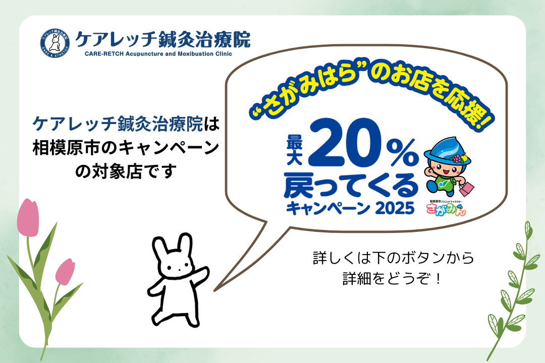 ケアレッチ鍼灸治療院10周年キャンペーン