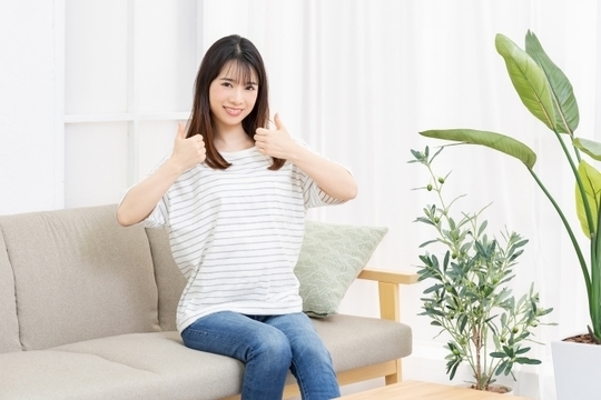 効果最大の笑顔