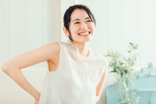 腰痛改善した女性