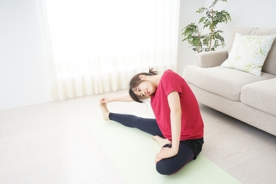 腰痛の男性